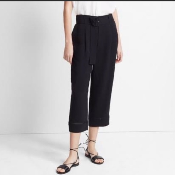 Club Monaco Ayto belted pant in black - Picture 11 of 11